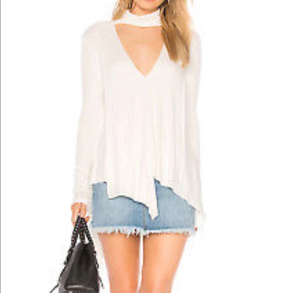 Free People NWT Uptown ivory ribbed tunic - Picture 5 of 8